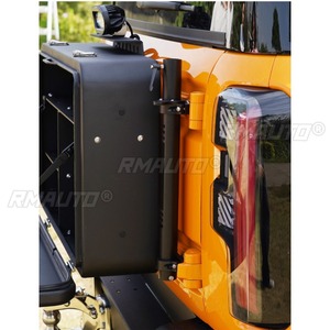 อุปกรณ์ตกแต่งภายนอกสำหรับ BJ40 ชุดตกแต่งฝาท้าย แผ่นป้ายทะเบียนท้ายรถ ขายึดแผงฝาท้าย ชิ้นส่วนดัดแปลง - Product Image 5