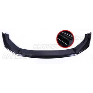 <b>Car</b> Front Bumper Lip <b>Diffuser</b> Spoiler Glossy Black Body Kit for Honda Fit 2014-2017 Protector Bumper Guard <b>Car</b> Accessories - Product Image 5