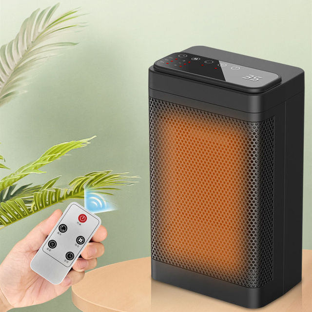 2025 Winter Indoor Home Space Fast Heating 1500w Lcd Remote Control Ptc Electric Fan Heater