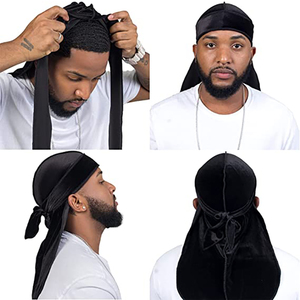 Velvet Durag <strong>Durags</strong> for Men Velvet <strong>Durags</strong> for Men Custom Logo - Product Image 2