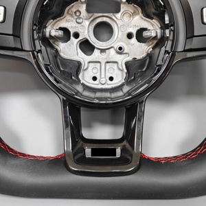 พวงมาลัยหนังแท้แบบเต็มรูปแบบจากผู้ผลิตต้นแบบสำหรับ VW <span class=keywords><strong>Golf</strong></span> Transporter Beetle Lavida Tiguan Jetta GTD TSI GLI - Product Image 6