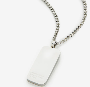 Collana con Ciondolo Personalizzato in Acciaio Inossidabile 'Impossibile Fino alla Consegna' per Gioielleria Maschile all'Ingrosso - Product Image 4