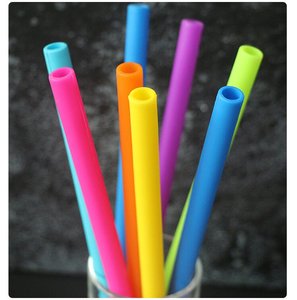 BPA Free Food Grade Soft Colorful Drinking <strong>Straw</strong> Reusable Straight Bent Silicone <strong>Straw</strong> - Product Image 3