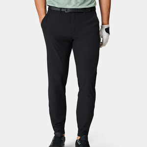 กางเกงจ็อกเกอร์กอล์ฟผ้าวูลน้ำหนักเบาสำหรับผู้ชาย ปักโลโก้ตามสั่ง ระบายอากาศได้ดี ยืดได้สี่ทิศทาง ติดกระดุมแบบสบายๆ - Product Image 2