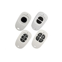 Télécommande universelle Aiba AB061B ABS à code d'apprentissage 433mhz/315mhz, émetteur domotique CR2016*2 6V LED rouge/bleu/vert