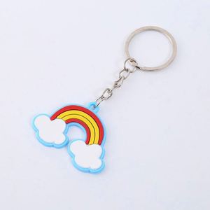 2020 Custom Cheap Mini Stuffed Animal Unicorn <b>Keyring</b> Soft PVC Unicorn <b>Keyring</b> - Product Image 1