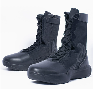 TSB1 men outdoor sports <b>working</b> riding jungle desert Light Weight desert <b>Boots</b> <b>black</b> khaki - Product Image 2