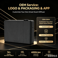 Crearoma OV-10 machine de parfum d'huile essentielle pure de luxe diffuseur d'arôme de logo personnalisé machine de désodorisant électrique de contrôle de Wifi