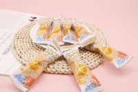 Gezonde Snack Pomelo Melkzuur Fruit Sap Chia Zaad Bolvormige Harde Snoep Lollipop Enkelverpakking voor Feestcadeau