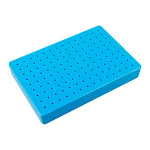 Small Blue Coloring <b>Table</b> 14x9 Holes For Model Spray Painting <b>Clamp</b> Base Drying Stand Youth Use - Product Image 1