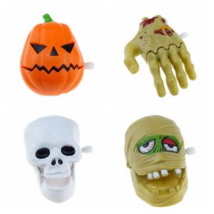 <span class=keywords><strong>Roman</strong></span> Halloween Quirky Wind-up Squelette Tête Citrouille Momie Jouet En Plastique Mécanique Fantôme Jouets - Product Image 2