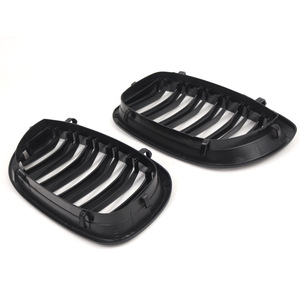 Parrilla doble línea BMW E46 en negro brillante, parachoques de plástico ABS para la serie 3 Coupé 2003-2005, pieza de actualización retrofit, número de pieza A E46 2XK - Product Image 3