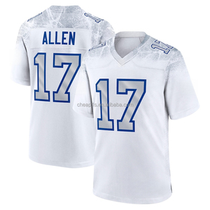 Maillot de football américain Buffalo Bill cousu en gros, couleur <span class=keywords><strong>royale</strong></span> # 17 Josh Allen # 86 Dalton Kincaid # Uniforme de football 97 Joey Bosa - Product Image 3