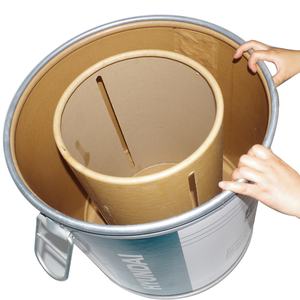 Tambor de papel grande de 51 cm x 40 cm para envío de alambre de soldadura - Product Image 4