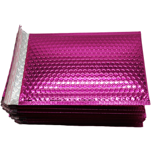 Bolsa Protectora de Burbujas Metálicas Rosadas con Acolchado para Envíos y Embalaje - Product Image 2