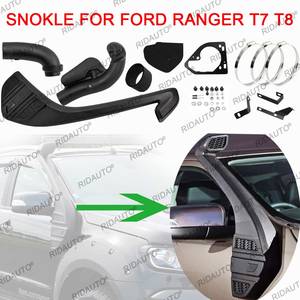 ท่อไอดีสำหรับรถ Ford <span class=keywords><strong>Ranger</strong></span> 2015-2021 T7 T8ออฟโรด4x4พอลิเอทิลีนสีดำกันรังสียูวีแบบเส้นตรง - Product Image 4