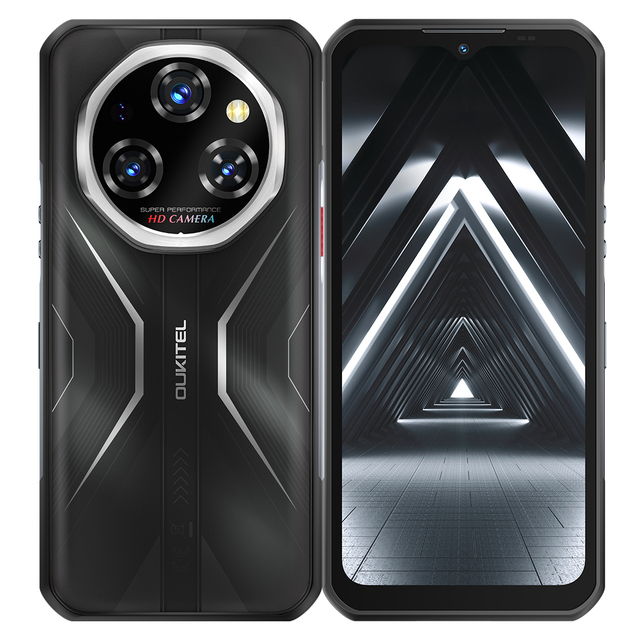 Oukitel WP55 Rugged Smartphone Android 15 12+256GB 33W 108MP Main Camera 11000mAh 6.6" FHD+ Cell Phone Night Vision Mobile Phone