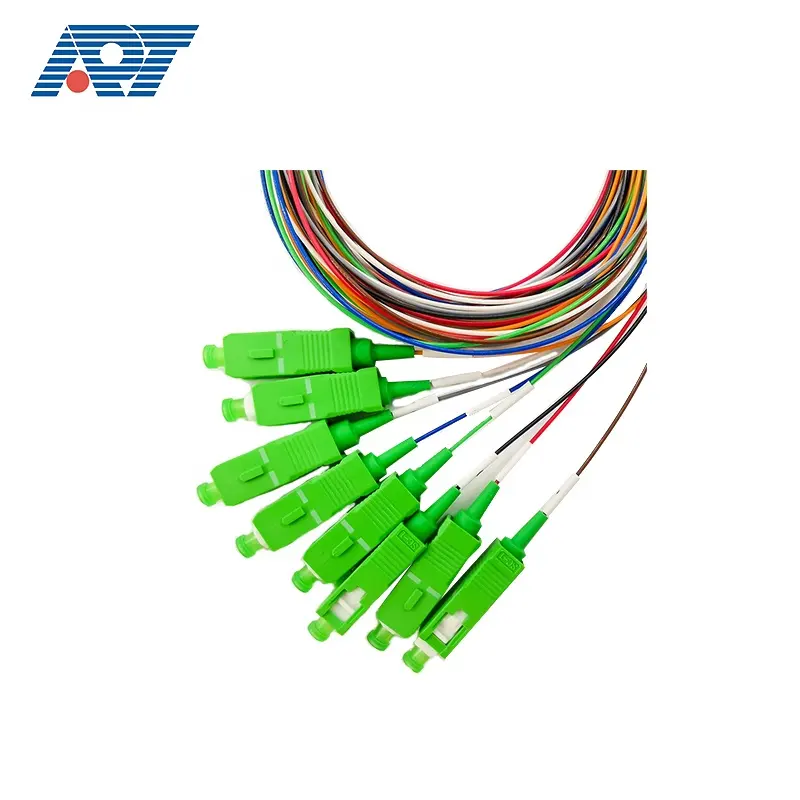 1*2 1*4 1*8 1*16 Fiber optical PLC splitter single mode with SC APC connector FTTH fbt splitter