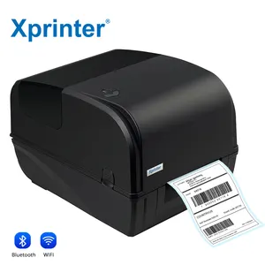 Printer Desktop 4 Inci, Printer Kode Bar Gulungan Kertas Transfer Termal XP-TT426B