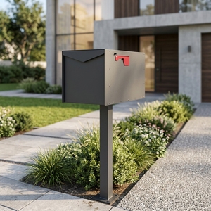 Boîte <span class=keywords><strong>aux</strong></span> <span class=keywords><strong>lettres</strong></span> américaine en acier galvanisé thermolaqué, grande capacité, étanche, pour extérieur, vente en gros OEM - Product Image 1