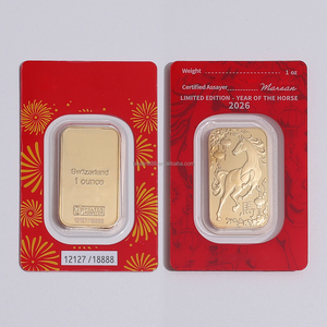 Artisanat Métallique Personnalisé Emballage Blister Suisse Cadeau Barre <span class=keywords><strong>d</strong></span>'<span class=keywords><strong>Or</strong></span> 1g 5g 10g 20g 31g 50g <span class=keywords><strong>100g</strong></span> <span class=keywords><strong>Lingot</strong></span> <span class=keywords><strong>de</strong></span> Cuivre Plaqué <span class=keywords><strong>Or</strong></span> 1OZ <span class=keywords><strong>Lingot</strong></span> - Product Image 3