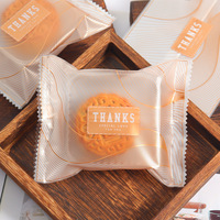 Vente chaude Thermoscellage Gâteau De Lune Festival De La Mi-automne Sac D'emballage En Plastique Transparent Pour Biscuit Snack Bonbons Nougat