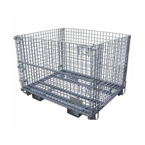 Servicios de mecanizado CNC personalizados, armarios de hierro de tienda grande de plegado fácil, jaula de acero inoxidable, carrito apilable de supermercado de tamaño OEM - Product Image 5