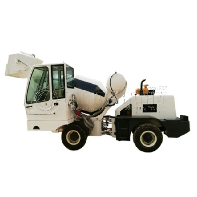 Profesyonel 3.5 beton kendinden yükleme çimento mikser kamyonu römork kamyon kendinden yük beton mikser çimento yapmak için kullanılır
