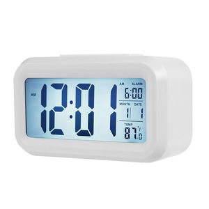 Pantalla de retroiluminación LED Reloj despertador digital Reloj electrónico Temperatura Reloj de escritorio - Product Image 1