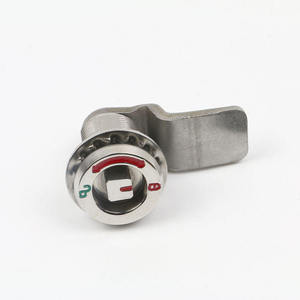 Serrure à came de compression tubulaire carrée en acier inoxydable, norme ferroviaire Emka - Product Image 2