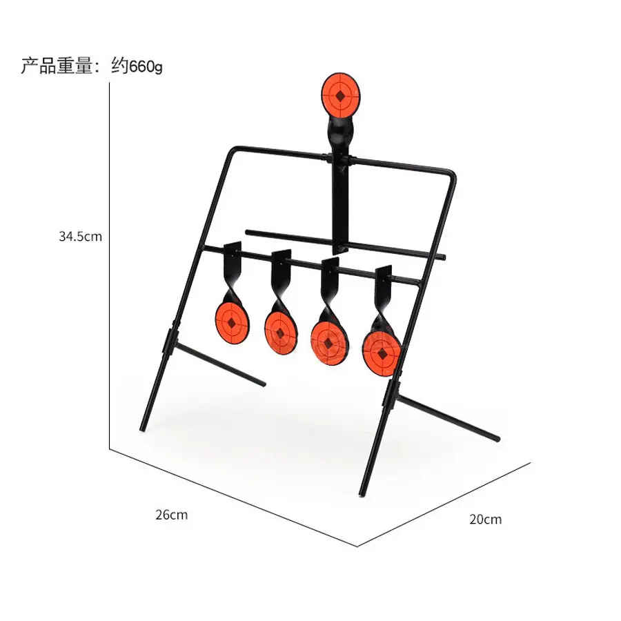 Resetten Doelen Met Draagbare Ontwerp Paintball Schieten Vlekken 5 Doel Voor Outdoor Ranger Schieten En Jagen