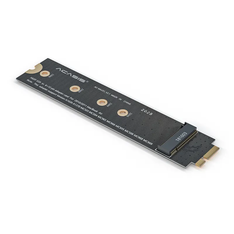 ACASIS High-Quality NVMe PCIe M.2 SSD Expansion Adapter Card for Mac AIR/PRO 2013/ 2014/ 2015 NVME SSD Upgrade Adapter