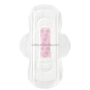 슈퍼 흡수 순면 표면 새로운 포장 여성 위생 패드 샘플 무료 중국 공급 업체 여성 생리대