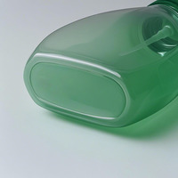 Nouvelle Conception en Promotion : Flacon Carré en Plastique PET 120 ml pour Soins Personnels, Huile Capillaire, Cosmétiques, avec Pompe Vaporisateur de Parfum Couleur Personnalisée et Sérigraphie