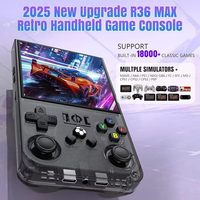 R36 Max Retro Tragbare Handheld-Spielkonsole Mit Aufbewahrungstasche 64GB 4,0 Zoll Bildschirm 18000 Spiele