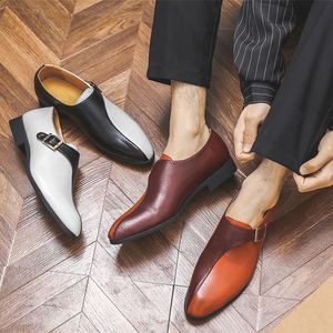 Chaussures bateau Derby décontractées pour hommes en cuir véritable, souples, confortables, respirantes et antidérapantes, idéales pour les mariages et les affaires – Grande Vente - Product Image 6