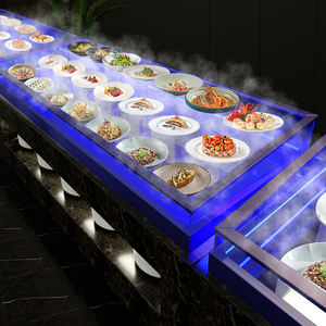 Yusheng แผ่นซาชิมิทำจากสเตนเลสสำหรับใช้ในเชิงพาณิชย์ทำจากสเตนเลสสำหรับร้านอาหารร้านอาหารร้านอาหารเบียร์ปลา<span class=keywords><strong>แซลมอน</strong></span> - Product Image 5