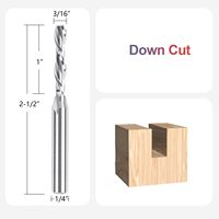 Fraise à queue en carbure de tungstène pour PCB, HRC65, HSS, fraise à dégrossir en carbure, fraise CNC, outils de bijouterie