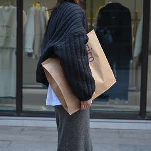 环保热卖强自粘服装牛皮纸包装邮寄袋定制印花装运袋供咖喱使用 - Product Image 1