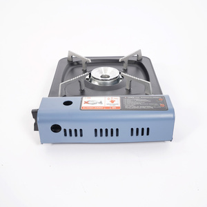 Réchaud à <span class=keywords><strong>gaz</strong></span> portable écologique pour <span class=keywords><strong>camping</strong></span> randonnée allumage coupe-vent éclairage continu accessoires de réchaud de <span class=keywords><strong>camping</strong></span> bleu - Product Image 2