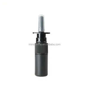 空塑料鞣制喷鼻瓶泵喷雾器5毫升黑白雾鼻喷雾可再填充装瓶包装