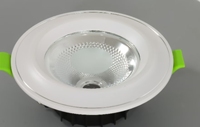 Spot LED moderne 7W réglable en aluminium pour éclairage de plafond de bureau à domicile anti-éblouissement pour les hôtels