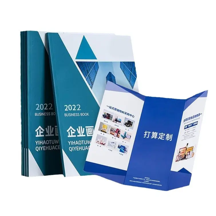 Guías de usuario personalizadas Folletos Catálogo de productos Folleto a todo color Libro de instrucciones Impresión Folleto de folleto doblado Manual de usuario