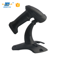 Lector de Códigos de Barras Portátil DS6200, Escáner de Códigos de Barras Inalámbrico 2D BT y 2.4G con Pantalla, Escáner de Códigos QR PDF417