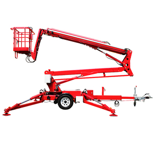 SPIDER 8-20M Gấp có khớp nối Trailer Lift nền tảng towable Boom Lift Telescopic Lift nền tảng làm việc trên không - Product Image 6