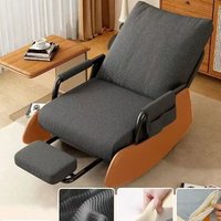 Fauteuil inclinable en acier pour la pause déjeuner, canapé paresseux, canapé pliable d'intérieur, fauteuil de maison, peut s'asseoir, peut s'allonger, petit
