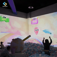 Système de projecteur interactif pour jeu de frappe au ballon mural pour enfants, équipement de divertissement pour aire de jeux intérieure, fabricant