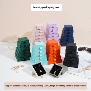 Scatola di Lusso in Carta per Gioielli, Confezione Regalo Personalizzata per Conservazione <span class=keywords><strong>e</strong></span> Regalo di Gioielli - Product Image 2