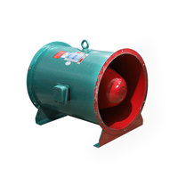 Ventilateur axial industriel de lutte contre l'incendie HTF, souffleur haute efficacité haute température, ventilateur d'extraction de fumée haute pression, NOUVEAU