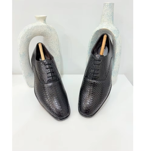 Zapatos Oxford de Cuero Genuino para Hombre, Impermeables, con Cordones, para Oficina y Eventos Formales, Antideslizantes, Ligeros y de Secado Rápido - Product Image 1